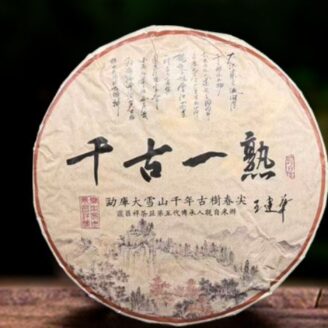 16-Year Aged Raw Material, Once-in-a-Millennium 357g Ripe Tea