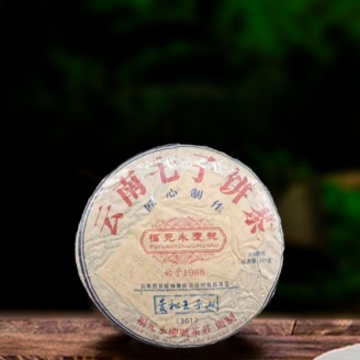 23-Year Raw Tea from Fuyuan Yongqinghao, Mansong Prince Mountain, 357g